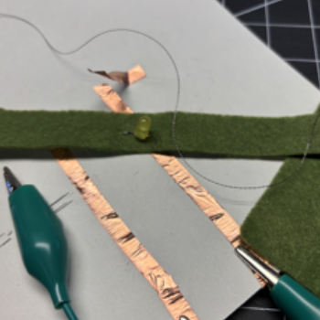 Felt sewing attempt.