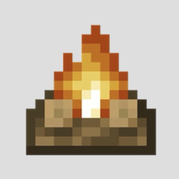 I used to play a lot of minecraft and this fire noise is very nostalgic.