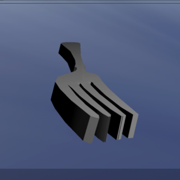 3D Image of an Fork