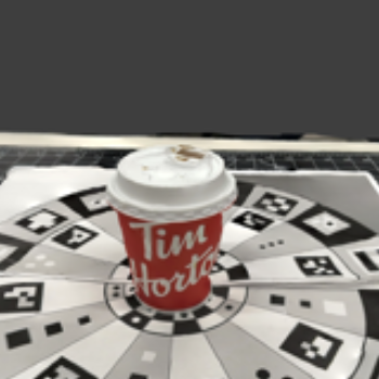 The Tims cup wasn't perfect but there were no holes, so I was satisfied.